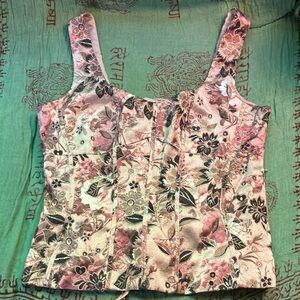 Bandolino vintage corset top sz 6